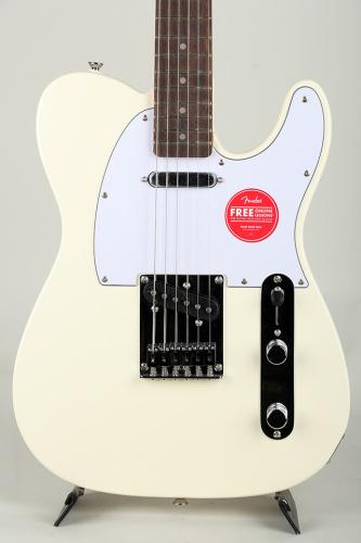 Squier Affinity Series Telecaster LRL Olympic White【S/N ICSJ25020432】