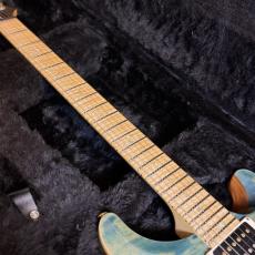 Paul Reed Smith [PRS] KID Limited Wood Library Custom 24 Flame Maple Fingerboard Aquableux 2014_4