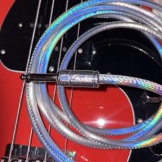 Fender Contour Instrument Cable Iridescent 10'_4