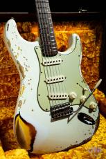 Fender Custom Shop 1961 Stratocaster Heavy Relic Super Faded Aged Sonic Blue over 3-Color Sunburst / 2023_2
