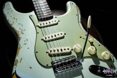 Fender Custom Shop 1961 Stratocaster Heavy Relic Super Faded Aged Sonic Blue over 3-Color Sunburst / 2023_4