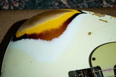 Fender Custom Shop 1961 Stratocaster Heavy Relic Super Faded Aged Sonic Blue over 3-Color Sunburst / 2023_6