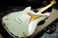 Fender Custom Shop 1961 Stratocaster Heavy Relic Super Faded Aged Sonic Blue over 3-Color Sunburst / 2023_10