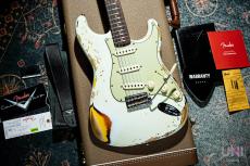 Fender Custom Shop 1961 Stratocaster Heavy Relic Super Faded Aged Sonic Blue over 3-Color Sunburst / 2023_11