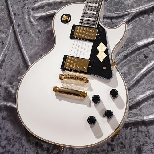 Epiphone Inspired by Gibson Custom【軽量個体】 Les Paul Custom Alpine white #25021530132 [3.96kg] [送料込] 【G-CLUB TOKYO】