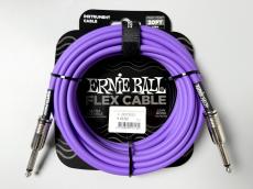 ERNIE BALL Flex Instrument Cable Straight/Straight 20ft - Purple