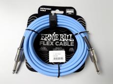 ERNIE BALL Flex Instrument Cable Straight/Straight 20ft - Blue