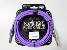 ERNIE BALL Flex Instrument Cable Straight/Straight 10ft - Purple