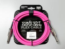 ERNIE BALL Flex Instrument Cable Straight/Straight 10ft - Pink
