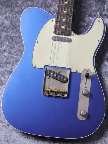 LsL Instruments Chris Fleming Custom Build T-Bone Custom 22F Alder/Rosewood Lake Placid Blue Medium Aged