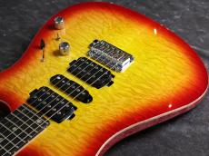 T's T's DST-Pro24 HSH 5A Quilt Maple Top/Ash Back/Ebony FB/Cherry Sunburst【5/10までの限定特価】_6