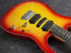 T's T's DST-Pro24 HSH 5A Quilt Maple Top/Ash Back/Ebony FB/Cherry Sunburst【5/10までの限定特価】_7