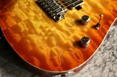 Sago Custom Order Modern Style Master Grade Quilt/青黒檀 FB Honey Amber Burst 【極杢個体】_3