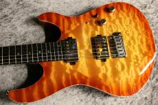 Sago Custom Order Modern Style Master Grade Quilt/青黒檀 FB Honey Amber Burst 【極杢個体】_5