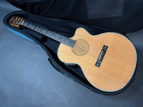 ARIA The Sandpiper SP-250J / Made in Japan・Slotted Head・Solid Seder Top・Jacaranda Side and Back・Abalone TrimEbony Fingerboard and Bridge・With Fishman Prifix Pro Blend PU【With Gig Case】2020年頃製