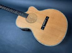 ARIA The Sandpiper SP-250J / Made in Japan・Slotted Head・Solid Seder Top・Jacaranda Side and Back・Abalone TrimEbony Fingerboard and Bridge・With Fishman Prifix Pro Blend PU【With Gig Case】2020年頃製_2