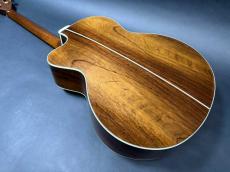 ARIA The Sandpiper SP-250J / Made in Japan・Slotted Head・Solid Seder Top・Jacaranda Side and Back・Abalone TrimEbony Fingerboard and Bridge・With Fishman Prifix Pro Blend PU【With Gig Case】2020年頃製_6