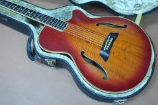 Takamine NPT-115-6(T.N) / Single Side Head・Original Gold peg・Flame Maple Arched Top Flame Maple Side and Flame Maple Arched Back・Ebony fingerboard・f-Sound Hole・With Original NPT ”赤-Pre”Pickup【With Original Har_2