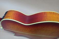 Takamine NPT-115-6(T.N) / Single Side Head・Original Gold peg・Flame Maple Arched Top Flame Maple Side and Flame Maple Arched Back・Ebony fingerboard・f-Sound Hole・With Original NPT ”赤-Pre”Pickup【With Original Har_4