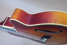 Takamine NPT-115-6(T.N) / Single Side Head・Original Gold peg・Flame Maple Arched Top Flame Maple Side and Flame Maple Arched Back・Ebony fingerboard・f-Sound Hole・With Original NPT ”赤-Pre”Pickup【With Original Har_5