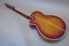 Takamine NPT-115-6(T.N) / Single Side Head・Original Gold peg・Flame Maple Arched Top Flame Maple Side and Flame Maple Arched Back・Ebony fingerboard・f-Sound Hole・With Original NPT ”赤-Pre”Pickup【With Original Har_6