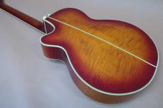 Takamine NPT-115-6(T.N) / Single Side Head・Original Gold peg・Flame Maple Arched Top Flame Maple Side and Flame Maple Arched Back・Ebony fingerboard・f-Sound Hole・With Original NPT ”赤-Pre”Pickup【With Original Har_7