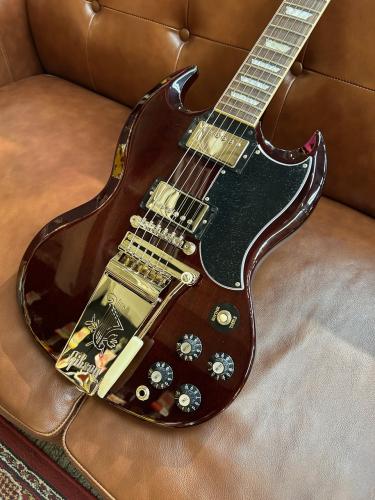 Gibson USA Exclusive SG Standard'61 Maestro Vibrola w/T-TOP Pickup ～Aged Cherry～ #202750222【3.35㎏】
