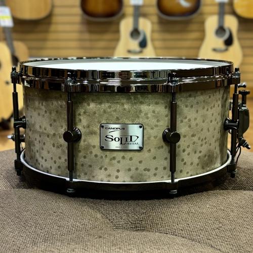CANOPUS 《現品限り超特価》"パティナソリッドブラス" スネアドラム (14"x6.5") [SMB2-1465]【定価から25%OFF】
