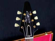 Gibson 1958 Korina Flying V Reissue VOS Inverness Green White Pickguard GH ★GW SALE☆_4