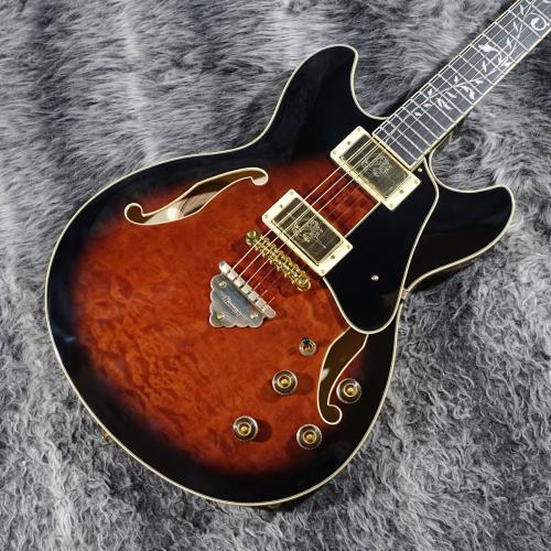 Ibanez AS93QMSP Dark Brown Sunburst