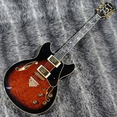 Ibanez AS93QMSP Dark Brown Sunburst_2