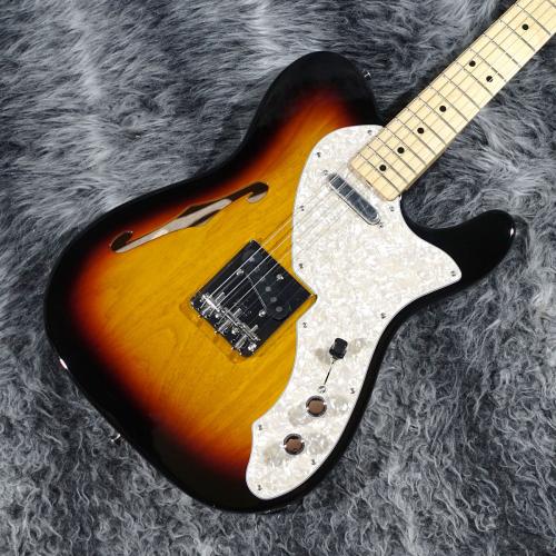 Fender FSR Collection Made In Japan Traditional II 60s Telecaster Thinline 3-Color Sunburst