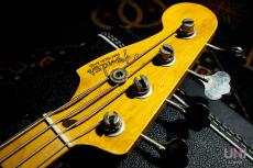 Fender Custom Shop J Signature Precision Bass Heavy Relic Black Gold Masterbuilt By Greg Fessler_4