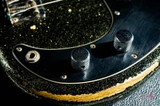 Fender Custom Shop J Signature Precision Bass Heavy Relic Black Gold Masterbuilt By Greg Fessler_6