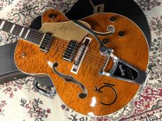 Gretsch Gretsch G6120TGQM-56 LTD Edition Quilt Classic Chet Atkins Hollow Body- Roundup Orang≒3.04kg