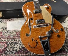Gretsch Gretsch G6120TGQM-56 LTD Edition Quilt Classic Chet Atkins Hollow Body- Roundup Orang≒3.04kg_2