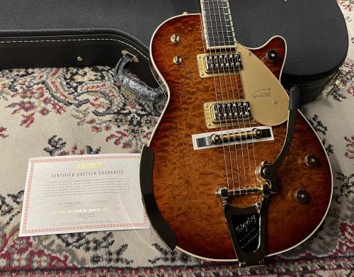 Gretsch G6134TQM-59 Limited Quilt Classic Penguin-Forge Glow ≒4.03kg