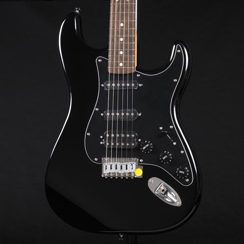 Fender Standard Stratocaster HSS Laurel Fingerboard Black Pickguard ~Black~
