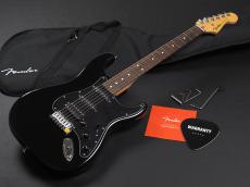 Fender Standard Stratocaster HSS Laurel Fingerboard Black Pickguard ~Black~_2