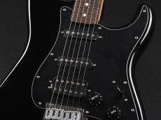 Fender Standard Stratocaster HSS Laurel Fingerboard Black Pickguard ~Black~_5