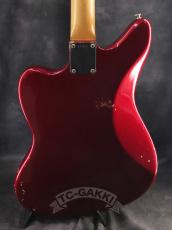 Fender 1964 JAGUAR Matching Head Candy Apple Red_15