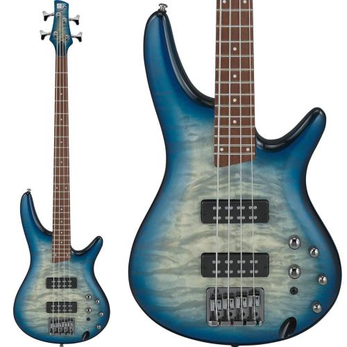 Ibanez SR400EQM SCB エレキベース Stained Cosmic Blue Starburst