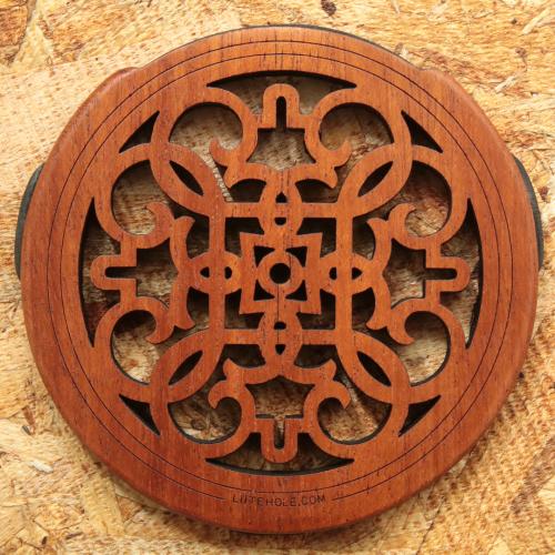 LUTE HOLE #13 Mahogany
