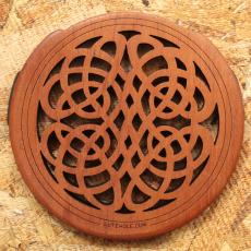 LUTE HOLE #4 Mahogany