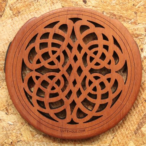 LUTE HOLE #4 Mahogany