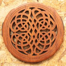 LUTE HOLE #4 Mahogany