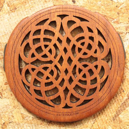 LUTE HOLE #4 Mahogany