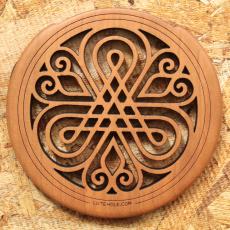 LUTE HOLE #2 Mahogany
