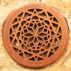 LUTE HOLE #11 Mahogany