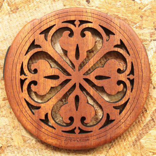 LUTE HOLE #3 Mahogany